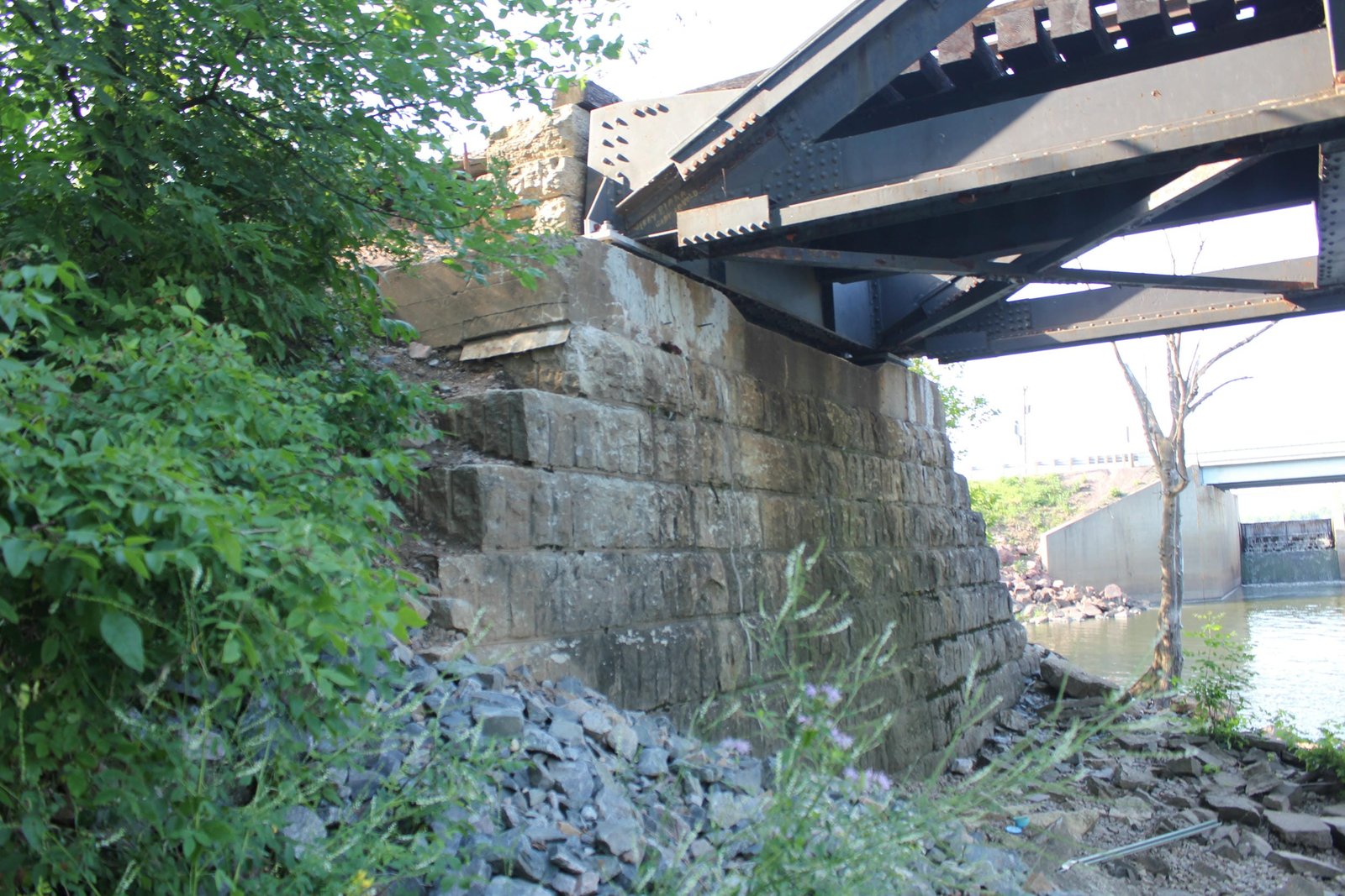 West abutment